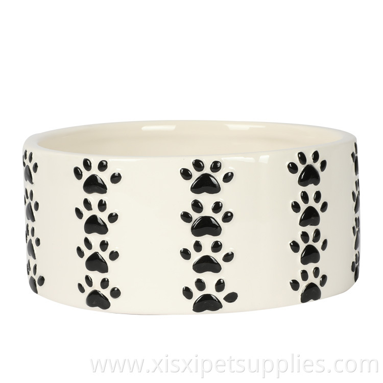 Customizable Pet Products Sublimation Ceramic Pet Bowl for Dog